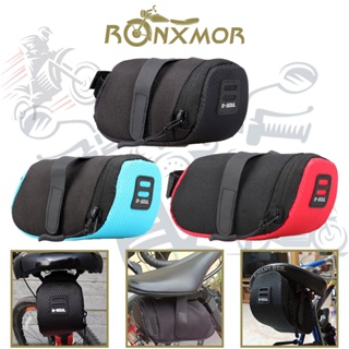 Ronxmor กระเป๋าไนล่อน กันน้ํา อุปกรณ์เสริม สําหรับติดอานเบาะนั่งรถจักรยานเสือภูเขา MTB