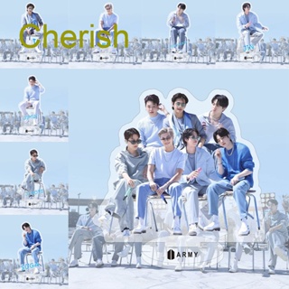 ฟิกเกอร์อะคริลิค รูปศิลปินเกาหลี Cherish สําหรับตกแต่งบ้าน ออฟฟิศ