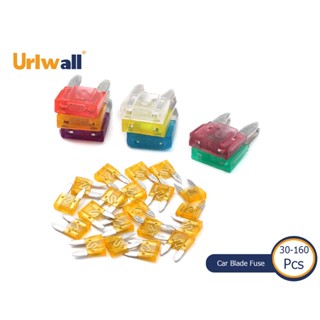 Urlwall 160/120/60/50/35/30pcs ขนาดกลางขนาดเล็กใบมีดฟิวส์รถย…