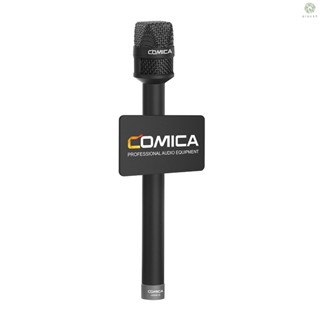 [XS]COMICA Hrm-s ไมโครโฟนสัมภาษณ์มือถือ สําหรับสมาร์ทโฟน 3.5 มม. TRRS Plug Cardioid Condenser Mic