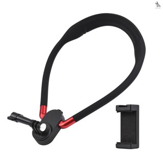 {self} Sports Camera Neck Holder Mount Smartphone Neck Mount Chest Holder with Action Camera Mount Adapter &amp; Phone Holder Replacement for   11/10/9/8 iPhone 14/13/12/11 Vi