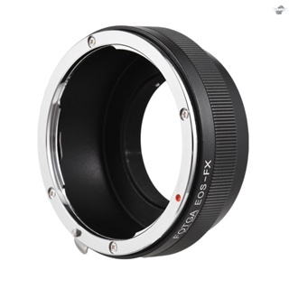 {fly} FOTGA Manual Lens Mount Adapter Ring Aluminum Alloy for  EOS EF/EFS Mount Lens to Fuji X-Pro1/X-E1/X-E2/X-A1/X-M1/X-T1 X-Mount Mirrorless Camera