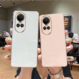 เคส OPPO Reno 10 Pro 5G Reno 8T 5G Reno 8Z 5G Reno 7Z 5G Reno 8 Reno 7 Reno 10 5G เคสโทรศัพท์มือถือแฟชั่น ขอบตรง สําหรับ ZB