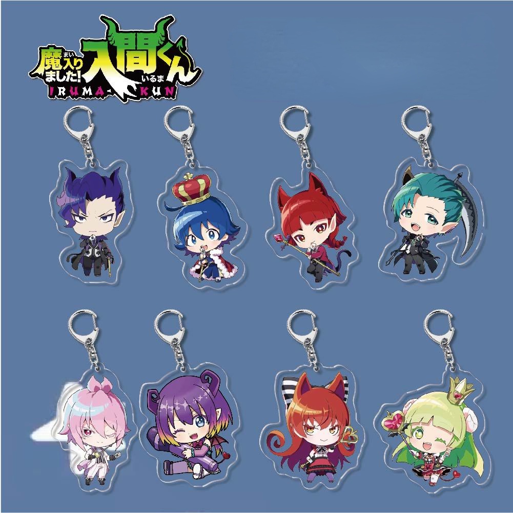 ยินดีต้อนรับสู่ Demon School! Iruma-kun พวงกุญแจอะคริลิค จี้ห้อยกระเป๋า