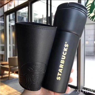 พร้อมส่ง Blackpink Starbucks กระติกน้ําร้อน หนัง สเตนเลส แบบพกพา