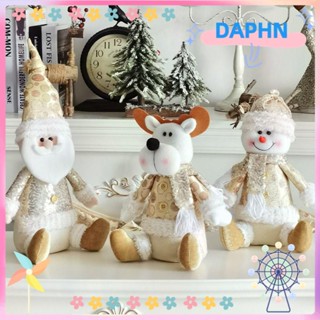 Daphs เครื่องประดับคริสต์มาส, ซานตาคลอส มนุษย์หิมะ โนมคริสต์มาส, ของตกแต่งบ้าน อุปกรณ์เทศกาลคริสต์มาส การ์ตูนแขวนจี้ของขวัญปี