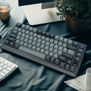 Mathew TECH MK75 Pro RGB คีย์บอร์ดไร้สาย บลูทูธ 2.4G ปะเก็น Hotswappable PBT คีย์แคป 75% สวิตช์เชิงเส้น