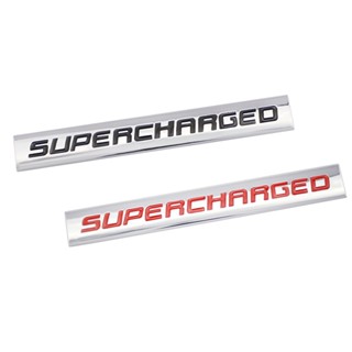 สติกเกอร์ ลายตราสัญลักษณ์ SUPERCHARGRD 3D อุปกรณ์เสริม สําหรับรถยนต์ Honda Accord Mercedes Benz Mazda 3bl 2019