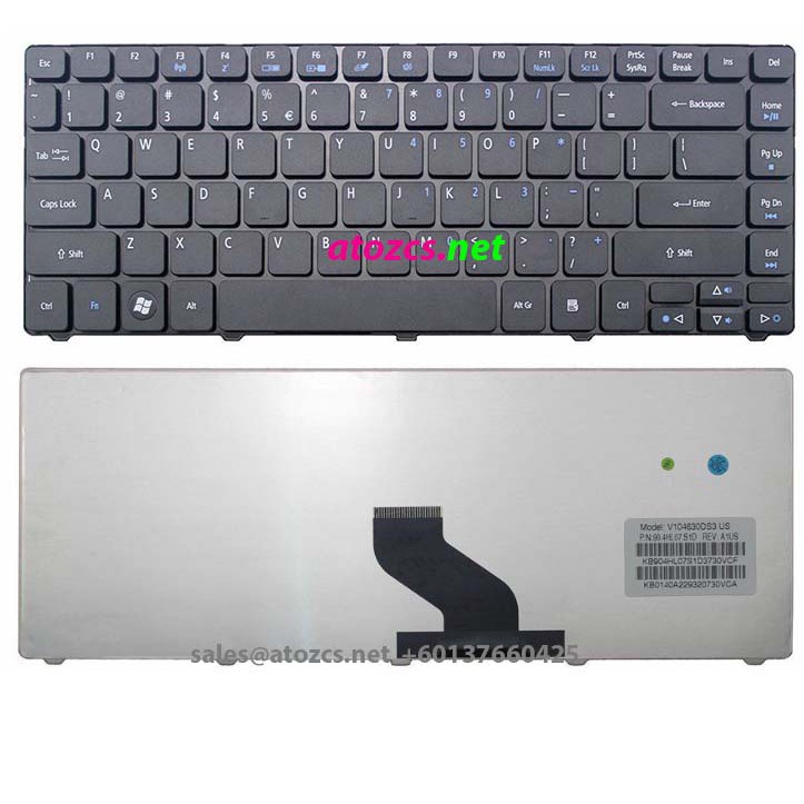 Acer Aspire 4750G 4750Z 4750Z 4750ZG 4738 4738G 4738z 4743z แป้นพิมพ์แล็ปท็อป