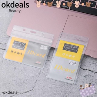 Okdeals ที่ใส่ป้ายชื่อ เครื่องเขียน 10 ชิ้น/ล็อต