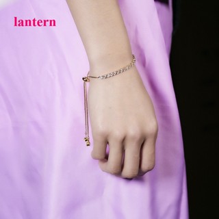 Lantern สายสร้อยข้อมือ ประดับลูกเทนนิส 3 สี สําหรับผู้หญิง