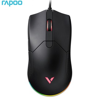 Rapoo V30 PMW3325 เมาส์เกมมิ่งมีสาย USB 16.8 ล้านพิกเซล RGB พร้อม USB ออกแบบตามสรีรศาสตร์