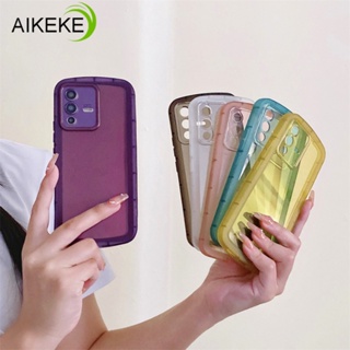 เคสโทรศัพท์มือถือ TPU นิ่ม แบบใส ป้องกันเลนส์กล้อง สีพื้น สําหรับ Huawei Y9S Nova Y91 Y70 Plus Nova 11i 11 Pro