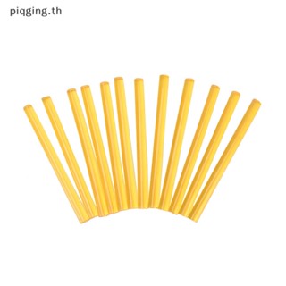 Piqging แท่งกาวติดผม สีเหลือง แบบมืออาชีพ สําหรับต่อผม 12 ชิ้น