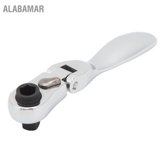 ALABAMAR Ratchet Wrench Stubby Spanner Double Heads Repair เครื่องมือ ทั้งสองทาง ประแจซ็อกเก็ต Bit Driver ที่หมุนได้