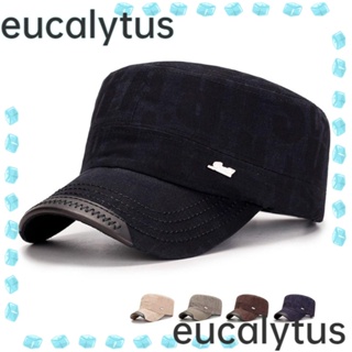 Eucalytus1 หมวกเบสบอลลําลอง ผ้าฝ้าย ระบายอากาศ ปรับได้ เหมาะกับฤดูใบไม้ผลิ ฤดูร้อน สําหรับผู้ชาย