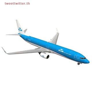 Tweet โมเดลเครื่องบินกระดาษ 3D 1:100 Boeing 737 แฮนด์เมด DIY TH