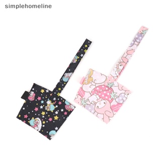 [simplehomeline] ใหม่ พร้อมส่ง กระเป๋าผ้าแคนวาส ลายการ์ตูน เป็นมิตรกับสิ่งแวดล้อม สําหรับใส่เครื่องดื่ม ชา กาแฟ ชานม