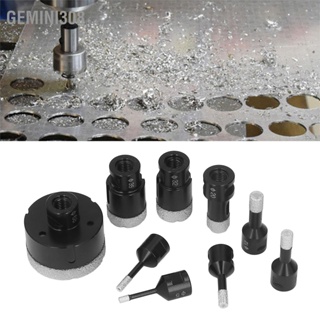 Gemini308 9PCS Diamond Hole Saw Set M14 Angle Grinder Brazed Drill Core Bits 5 6 8 10 12 20 32 35 68mm for Glass