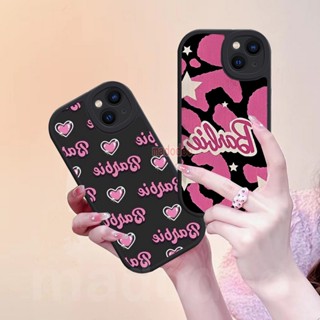 บาร์บี้ ins Cartoon Casing Infinix HOT 11 11S 10T 10S 10 9 Play Pro Lite Note 8 Smart 6 5 2020 Cute Oval Fine Hole Princess Barbie Series Pink compassion Tpu Shockproof Soft Phone Back Case Cover XPN 75