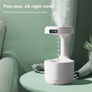 Just Kitchen Anti Gravity Humidifier Water Drop การทำงานที่เงียบสงบ Fine Misting Leakage Proof USB Powered Mist Humidifiers