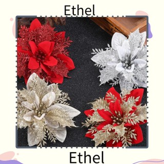 Ethel1 ดอกไม้ประดิษฐ์ กลิตเตอร์ สําหรับตกแต่งบ้าน งานแต่งงาน