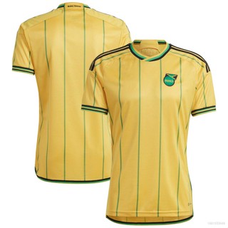 เสื้อกีฬาแขนสั้น คอกลม ลายทีมชาติฟุตบอล Jamaica Jersey 2022-2023 พลัสไซซ์ สําหรับผู้ชาย และผู้หญิง