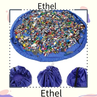 Ethel1 กระเป๋าเก็บของเล่นเด็ก แบบพกพา พร้อมเชือกรัด 150 ซม.