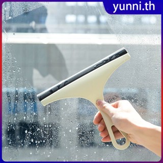 รถกระจกไม้กวาดอาบน้ำกระจกหน้าต่าง Wiper Scraper ครัวเรือนทำความสะอาดห้องน้ำกระจกทำความสะอาดผู้ถือใบมีดซิลิโคน Yunni