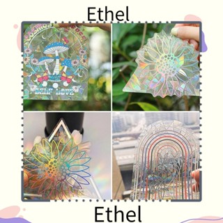 Ethel1 สติกเกอร์ติดผนัง ลายตาข่ายดักฝัน สีสันสดใส สําหรับตกแต่งบ้าน ห้องนอน