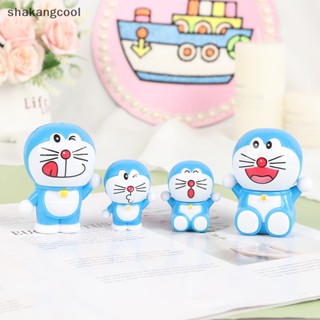 Shakangcool ตุ๊กตาฟิกเกอร์ Doraemon Cat ของเล่นสําหรับเด็ก 4 ชิ้น ต่อชุด SGL