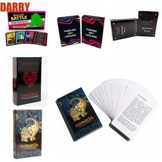 Darby เกมกระดานคู่รักโรแมนติก บทสนทนาที่น่าตื่นเต้น เกมดื่มคู่รัก 18+ กล่องสี ให้เกมปาร์ตี้กล้าหาญ