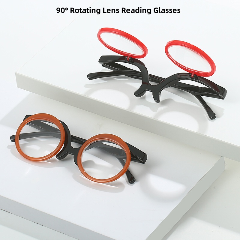 Hs2146 1 ชิ้น 90° แว่นตาอ่านหนังสือ PC เลนส์หมุนได้ อเนกประสงค์ สําหรับทุกเพศ