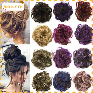 Moilyth ผมหางม้า ต่อผมหางม้า ทําผม ที่คาดผม ชิ้นผมหยิก Scrunchie