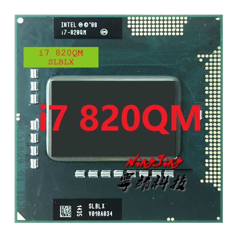 In stock Intel Core i7-820QM i7 820QM slbllx 1.7 GHz quad-core แปดด้าย CPU โปรเซสเซอร์ 8 W 45 W G1/r