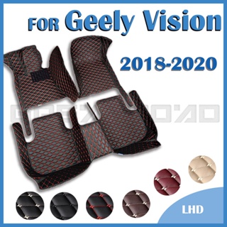 Rhd พรมปูพื้นรถยนต์ อุปกรณ์เสริม สําหรับ Geely Vision 2018 2019 2020