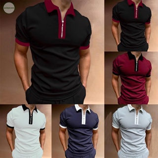 GORGEOUS~Hot Sale Men T-Shirt Top Short Sleeve Slim Solid Color Casual Printing