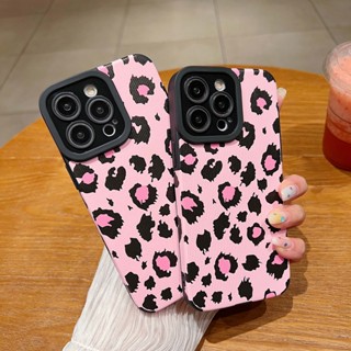 Pink leopard print soft Silicone phone case for Samsung Galaxy S22Ultra S23 Ultra A20S 4G A50S A51 A12 A52 A52S S23plus S10 A73 5G S20 FE A53 A30S A32 LITE S21 A50 case for Samsung A71 A11 A03S A01 A21S S20PLUS cases