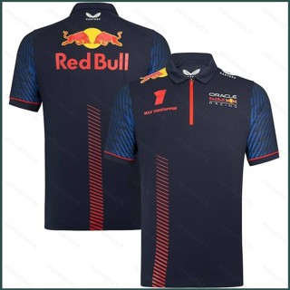 เสื้อยืดโปโล แขนสั้น ลาย Oracle Red Bull Racing Team Max Verstappen พลัสไซซ์ SY3 2023 YS3