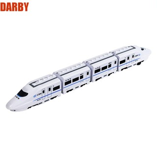 Darby รถไฟฮาร์โมนีจําลอง อิเล็กทรอนิกส์ ความเร็วสูง พร้อมไฟเสียง พลาสติก ซีเมนต์ ของเล่นเพื่อการศึกษา สําหรับเด็ก