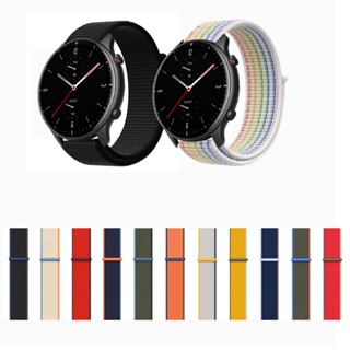 สายนาฬิกาข้อมือ ผ้าไนล่อน สําหรับ Huami Amazfit GTS 4 MINI 2 2e 3