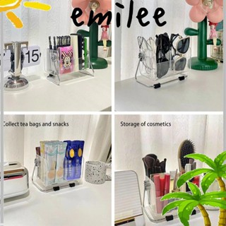 Emilee ที่ยึดรีโมทคอนโทรล ที่วางลิปสติก แบบใส ที่เก็บเครื่องสําอาง ที่วางรีโมทคอนโทรล อะคริลิค