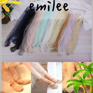 Emilee ถุงเท้าลูกไม้ ลายจุด แฟชั่นผู้หญิง สุภาพสตรี เจ้าหญิง ถุงเท้า Tulle