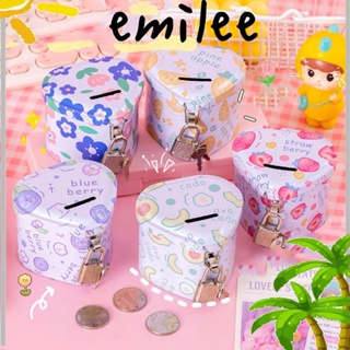 EMILEE ขวดโหลอลูมิเนียมดีบุก 1/2 ชิ้น สําหรับครีมบาล์ม กล่องโลหะ ขวดรีฟิล