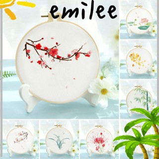 EMILEE ชุดอุปกรณ์สะดึงเย็บปักถักร้อย DIY สไตล์โบราณ