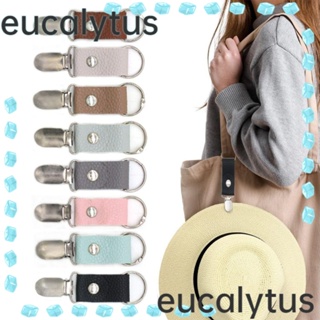 Eucalytus1 คลิปหนีบหมวก รูปเป็ด สีดํา อุปกรณ์เสริม สําหรับกระเป๋าเดินทาง กระเป๋าถือ แฟชั่น