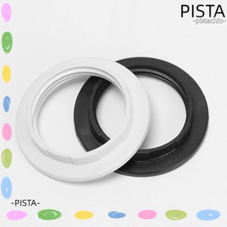 Pista E27 ใหม่ แหวนพลาสติก ลดขนาดหลอดไฟ สีดํา ขาว