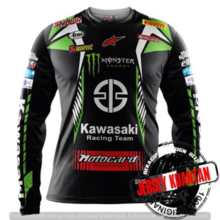 KAWASAKI เสื้อเชิ้ตคาวาซากิ WSBK 2023 V1 (แขนยาว)