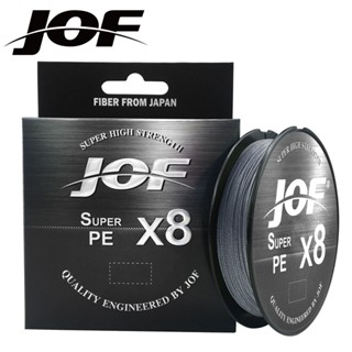 Jof สายเอ็นตกปลา PE X8 150 ม. 300 ม. 500 ม. 8 เส้น เส้นใย PE 15 -100LB