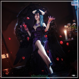 ชุดคอสเพลย์ Fm OVERLORD IV albedo สําหรับปาร์ตี้ฮาโลวีน